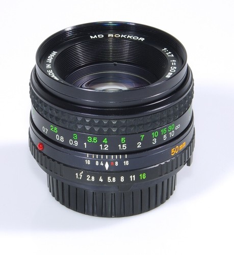 Objectif rokkor 50mm - rokkor, 1,7/50mm