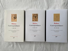 Bibliothèque de la Pléiade - BALZAC Correspondance complète 3 volumes