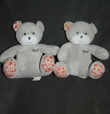 🍀Lot 2 Doudou Ours MUSTELA