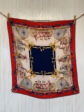 Foulard Carré de soie Vintage