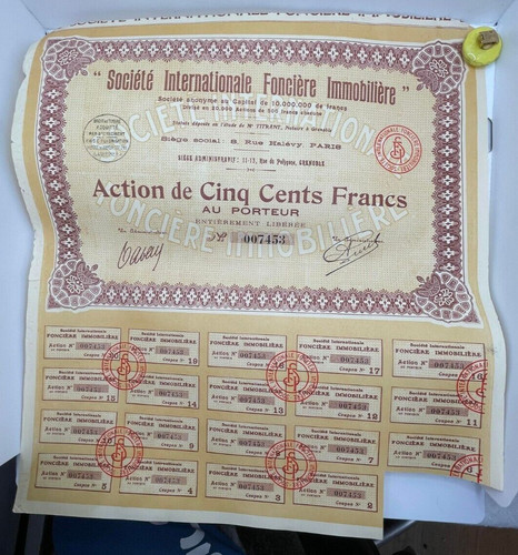 Vieux papier action bon - vieux,