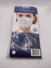 PORCHER - Lot 6 Masques Lavable Média Filtrant PMG - Neuf Scellé