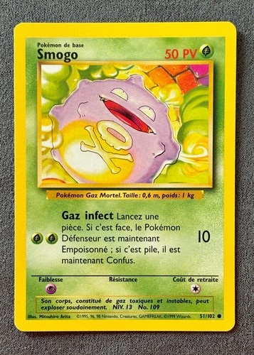 Carte pokemon smogo 102 set - carte,