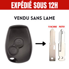 Coque Clé Renault 2 Boutons