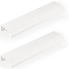 2x Poignée Profilleiste Blanc