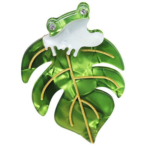 Broche décorative grenouille - broche,