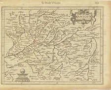 (CARTE D'ANJOU).  MERCATOR