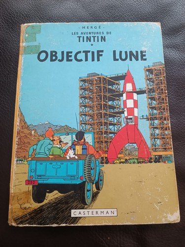 Comic tintin objectif lune - objectif,