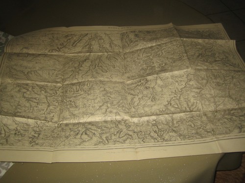Ancienne carte etat major - d'etat,