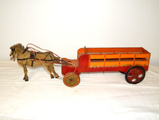 ANCIEN JOUET en BOIS Cheval