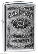 BRIQUET ZIPPO ESSENCE NEUF - JACK DANIEL'S ETAIN ( Original , Tempete )