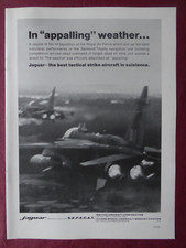 5/1976 PUB SEPECAT DASSAULT BREGUET JAGUAR RAF ARMEE AIR JAG 42 ORIGINAL AD