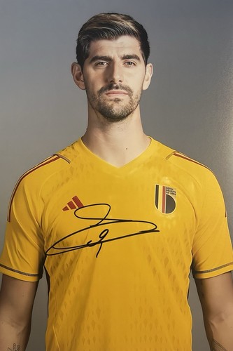 Autographe thibaut courtois - thibaut,