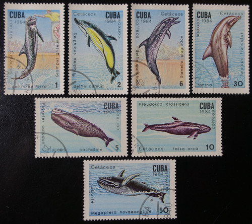 Timbres 1cuba animaux - du,
