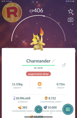 Shiny charmander pikachu vizor - charmander,