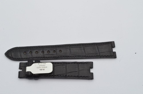 Omega cuir bracelet 18mm - omega, pour