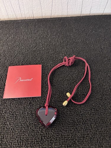 Collier cœur rouge cristal - collier,