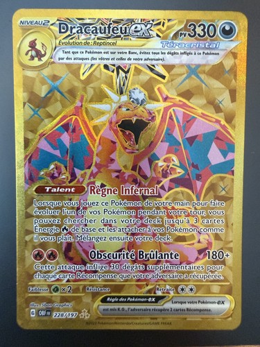 Carte pokémon dracaufeu - pokémon,