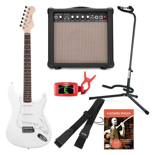 Pack guitare electrique blanc - pack,
