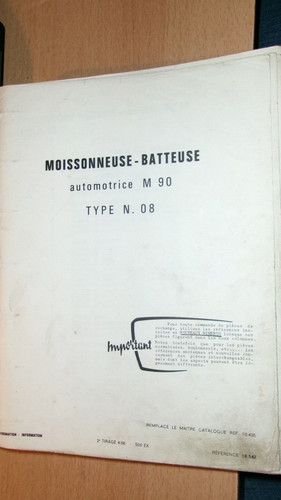 Someca moissonneuse batteuse