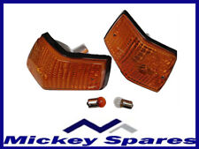 PAIRE DE CLIGNOTANTS ARRIÈRE ORANGE VESPA PX LML T5 NEUFS AVEC AMPOULES ORANGE