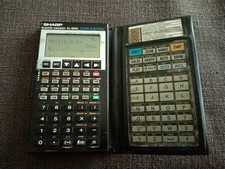 CALCULATRICE CALCULATOR sharp EL-9000 super scientific  pocket computer