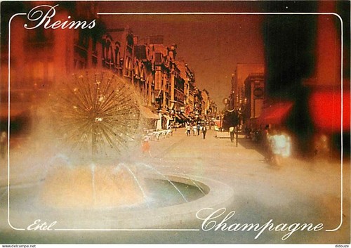 Carte postale reims - -,