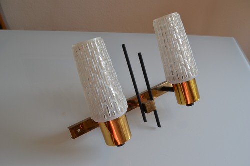 Grande applique murale double
