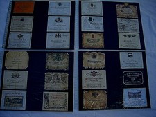 IMPORTANT LOT D'ETIQUETTES DE VINS ET ALCOOLS DIVERS DANS CLASSEUR