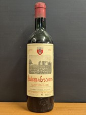 SAINT-EMILION - 1962 - CHATEAU DE LESCOURS - 63 ans - GRAND CRU - BARRET CHARIOL