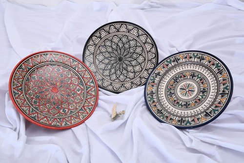 Assiette terre cuite - , argile