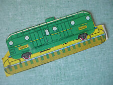 CARTON A DECOUPER DECOUPAGE DECOUPI : WAGON DE TRAIN ANCIEN : POSTE BAGAGES