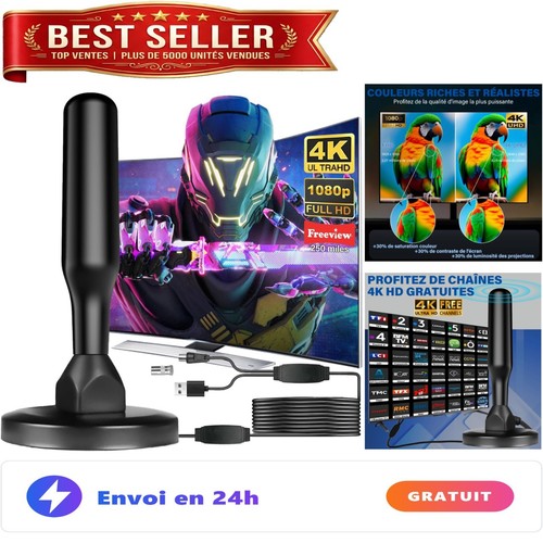 Antenne intérieure tnt hd - antenne,