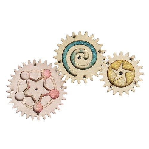 Montessori busy board - busy, gear