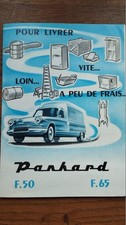 Brochure Panhard PL 17 camionnette catalogue d'époque tbe