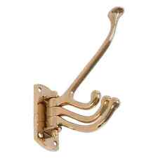 Porte-Manteau En Laiton Brillant Pliable À 3 Places Dans Un Style Nautique