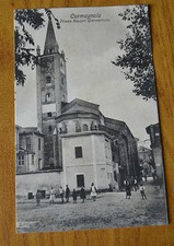 Carte Postale Torino Carmagnola Piazza Rayneri Non - Neuve Tôt '900 Subalpina Yy