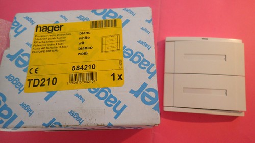 Hager td210 poussoir - hager, radio