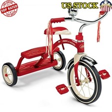 Classic Red Dual Deck Tricycle