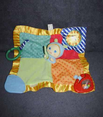 Doudou plat luciole - doudou, satin