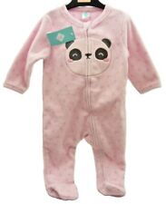 Tex grenouillère polaire rose avec étoiles panda bébé fille 6 mois