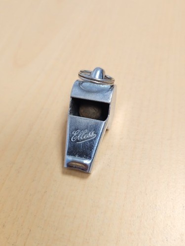 Sifflet ancien elless chromé - sifflet,