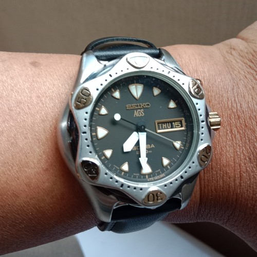 Seiko kinetic diver ags - seiko,