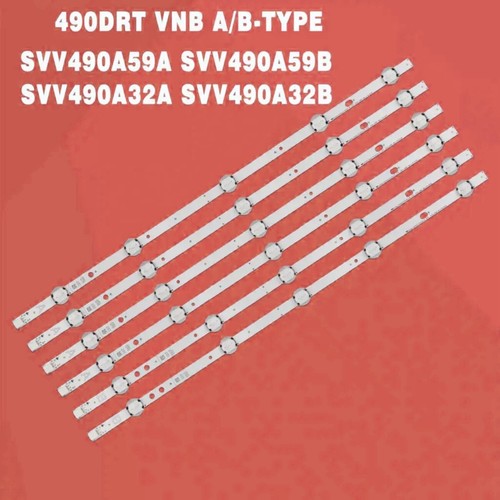 6pcs led strips - 6pcs,