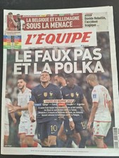 L'équipe n°24946 01/12/2022 FRANCE TUNISIE 0-1 Coupe du monde 2022