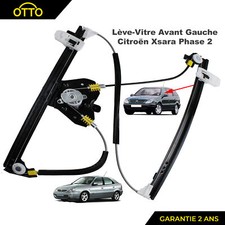 Mecanisme de Lève vitre Avant Gauche prévu pour Xsara 2 Berline ou Break 9221L3