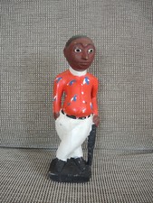 Statuette peinte "colon" art