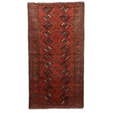 Tapis Ancien Coton Laine Noeud