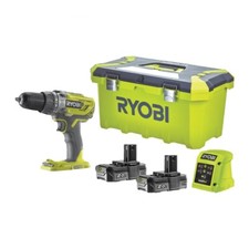 Ryobi R18PD3-0 Perceuse Percussion Batterie 18V 50Nm Kit 2x2,0 Ah