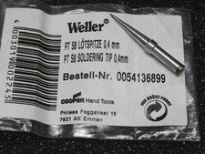 panne de fer à souder Weller PT-S8 PTS8 0.4mm T0054136899 pour TCP-S